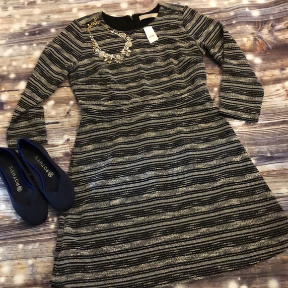 LOFT Dresses & Skirts - NWT Loft stripe dress size 8